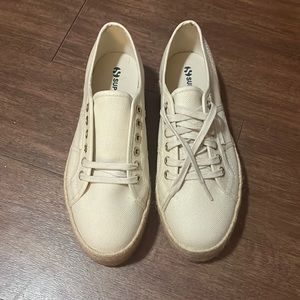 SUPERGA platform espadrille.